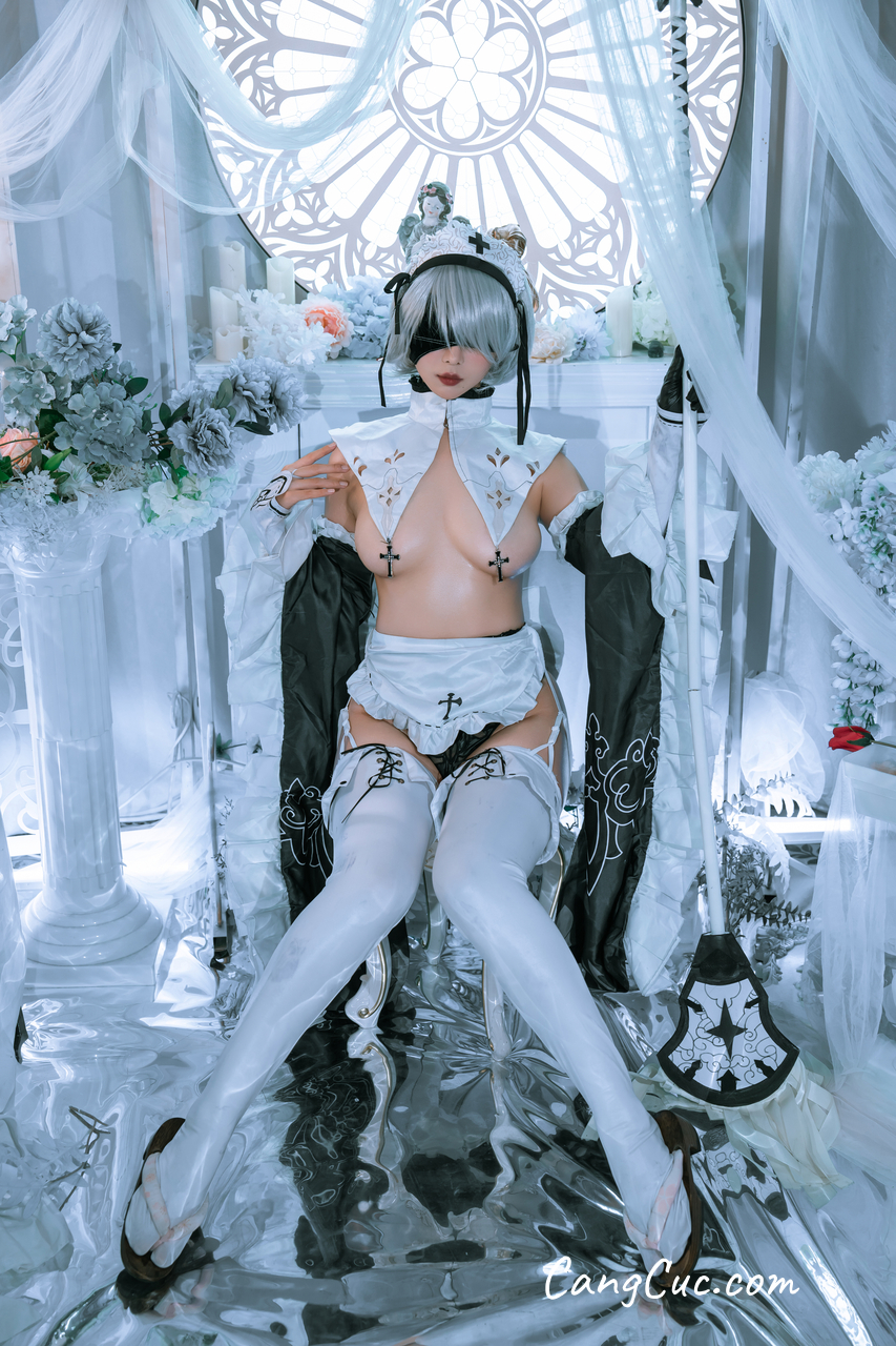 Coser@云溪溪 (Yunx1x1) & 奶桃 – 2B本 YoRHa No.2 Type B 上 ảnh 70
